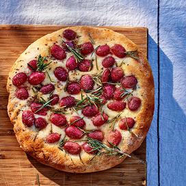 Schiacciata con l’uva (galette aux raisins)