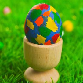 Œufs de Pâques colorés