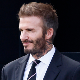 David Beckham lors du match entre l'Inter Miami CF et le New York City FC. (Floride, le 30 octobre 2021.)
