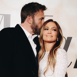 Ben Affleck et Jennifer Lopez à la première du film Marry Me en février dernier.