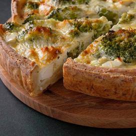 Tarte aux brocolis et à la fêta