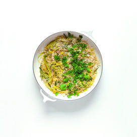 Poêlée riz, poireaux, céleri-rave