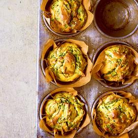 Muffins à la ricotta et aux épinards