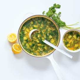 Soupe complète aux lentilles