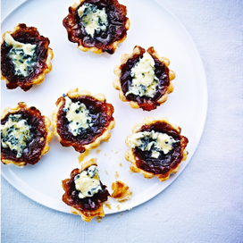Tartelettes oignons et bleu