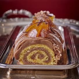 Le gâteau roulé aux marrons et orange de Jean-François Piège