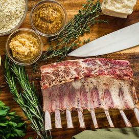 Carré d'agneau en croûte de laguiole