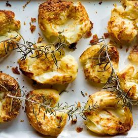 Smashed potatoes, la recette des pommes de terre écrasées