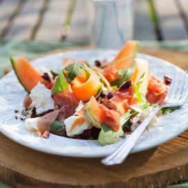 Salade melon et mozzarella