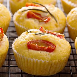 Muffins aux tomates séchées