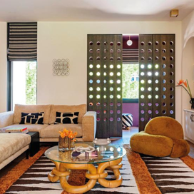 Près d'Amsterdam, visite privée d'une fabuleuse villa pleine de couleurs et de fantaisie