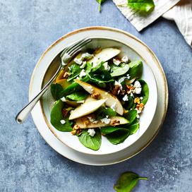 Salade à la poire et au chèvre