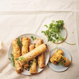 Nems au poulet et aux légumes au Airfryer
