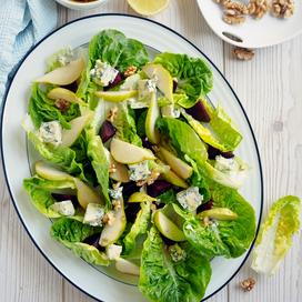 Salade de poires au bleu