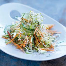 Salade de concombre à l’asiatique