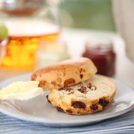 Scones aux raisins secs