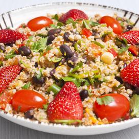 Taboulé au méli-mélo de fruits rouges