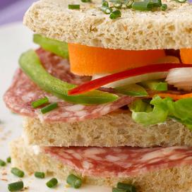 Club-sandwich à la rosette par Sophie Lattron