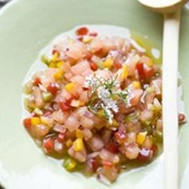 Salade marocaine au fromage de chèvre