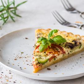 Quiche à la ratatouille