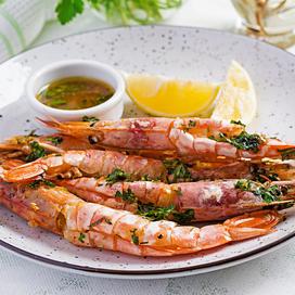 Langoustines au beurre d'estragon