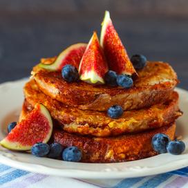 Pain perdu et poêlée de fruits d’automne