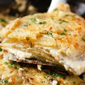 Gratin dauphinois (sans œuf, ni lait)