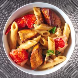 Macaronade au foie gras de canard des Landes