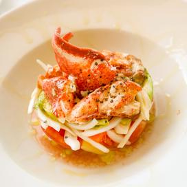 Homard rôti au beurre de corail