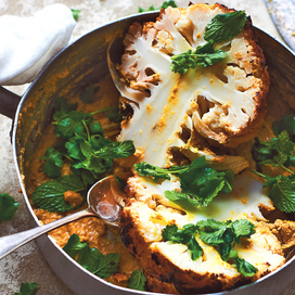 Chou-fleur rôti au tandoori