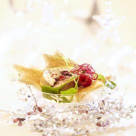 Foie gras vapeur aux fruits rouges