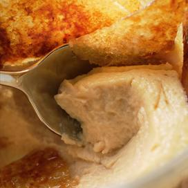 Crème brûlée au foie gras facile