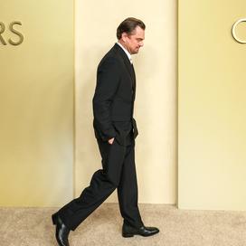 Leonardo DiCaprio, Emma Stone, Steven Spielberg... En images, le tapis doré du Dîner des nommés aux Oscars 2026