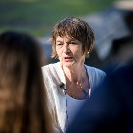 Claudia Wuttke le 27 mai 2026 lors d’une interview pour l’AFP.