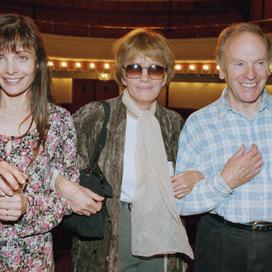 Marie Trintignant et ses parents : Nadine et Jean-Louis Trintignant.