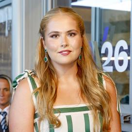 La princesse Amalia des Pays-Bas assiste à l’ouverture des Championnats du monde FEI 2026 à l’Allianz Park à Aix-la-Chapelle (Allemagne, le 11 août 2026.)