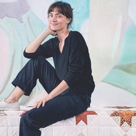 Dans l'atelier d'Inès Longevial.