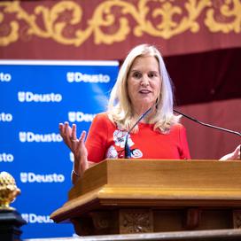 Kerry Kennedy le 25 octobre 2024 à Bilbao, en Espagne.