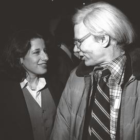 Fran Lebowitz avec Andy Warhol, en 1977.