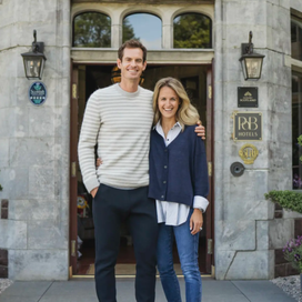 Andy Murray et sa femme Kim Murray ont réouvert les portes de leur hôtel écossais Cromlix.
