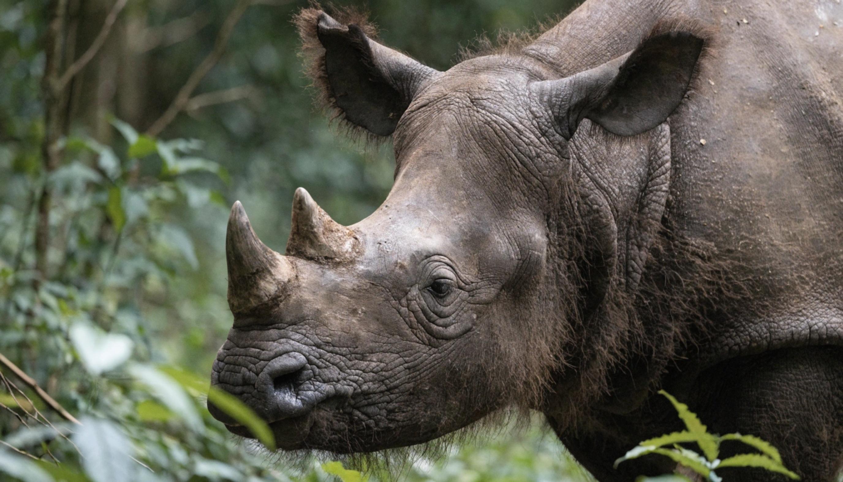 «C’est une bonne nouvelle pour le monde entier» : deux rhinocéros de Sumatra, une espèce menacée, attendent des petits