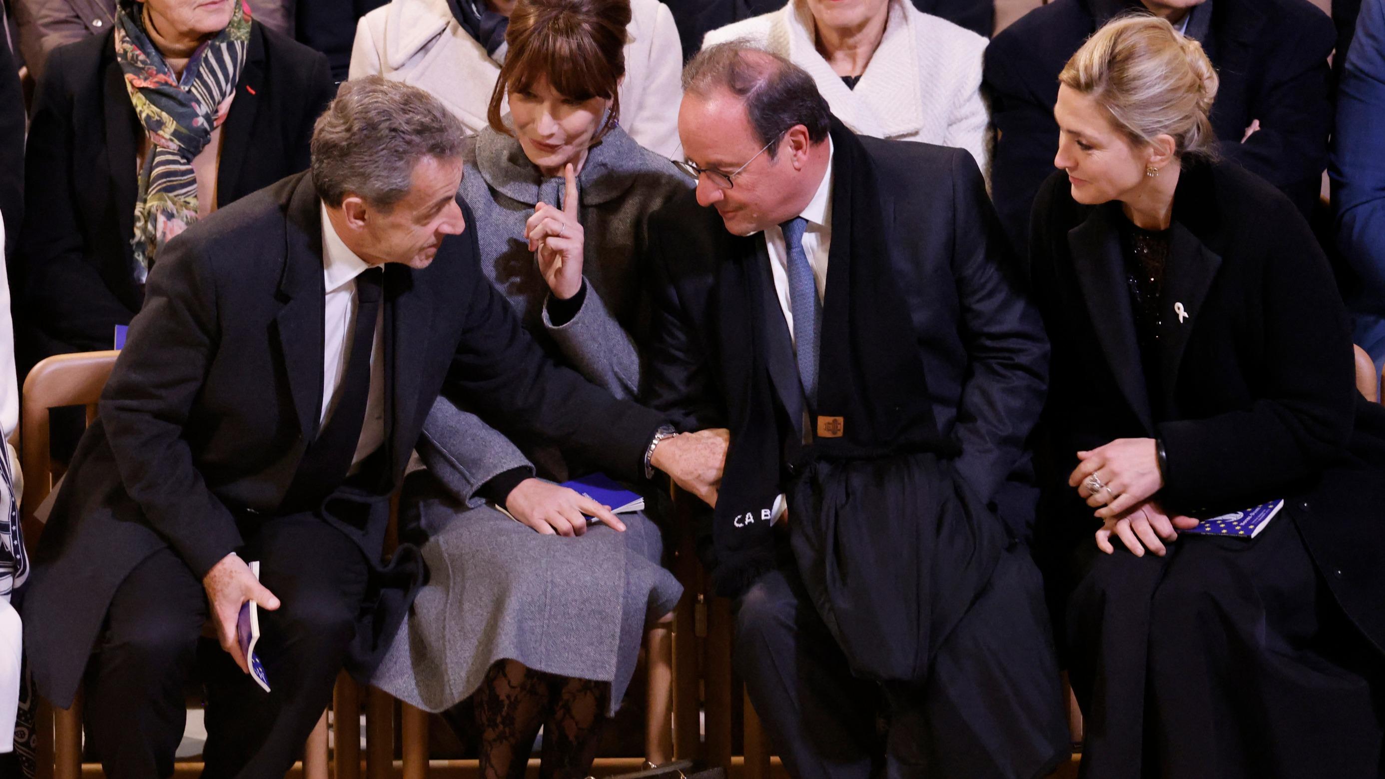 «Il faut se parler entre républicains» : François Hollande confirme avoir dîné avec Nicolas Sarkozy après la cérémonie de réouverture de Notre-Dame