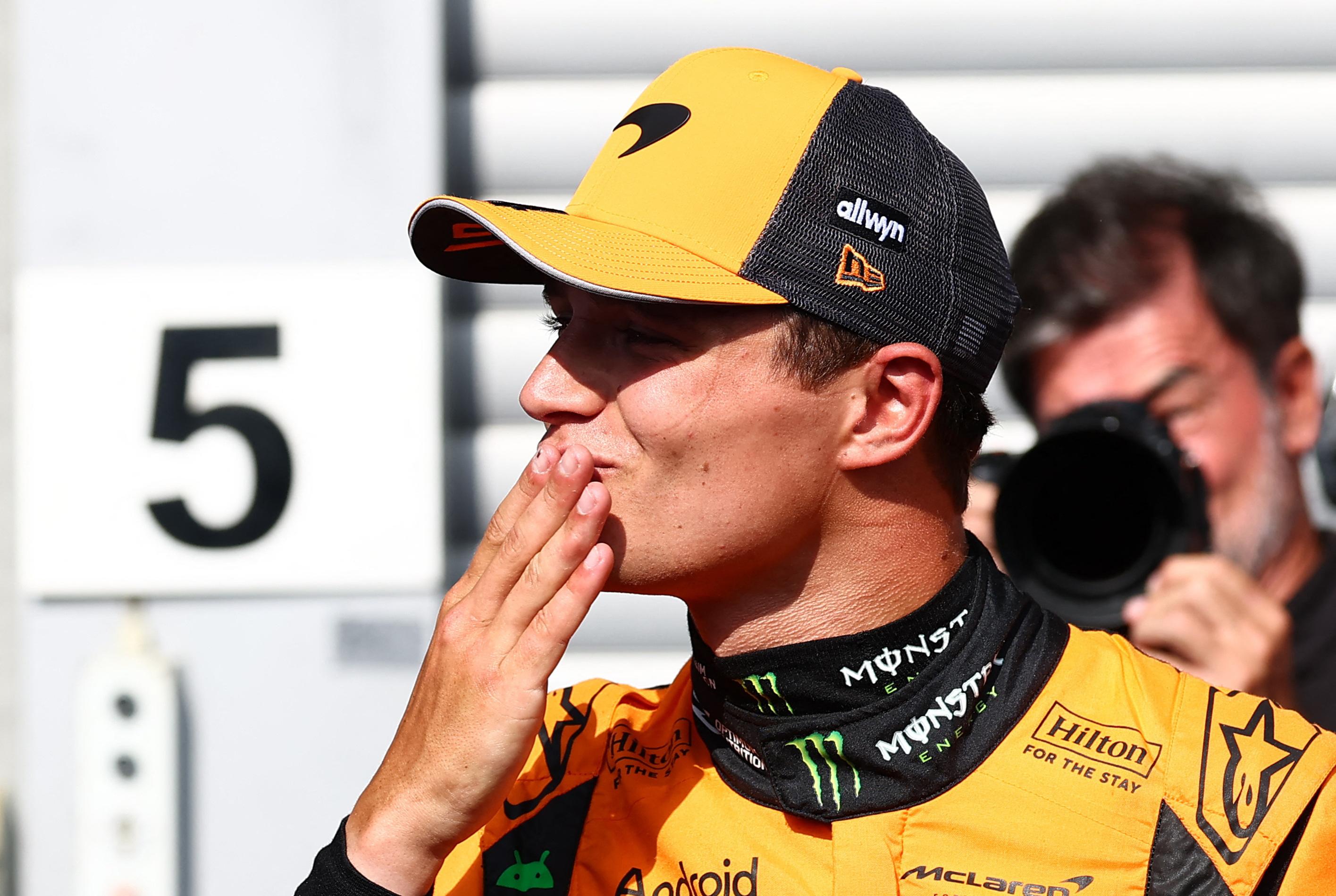 F1 : Lando Norris partira en pole position du GP de Belgique