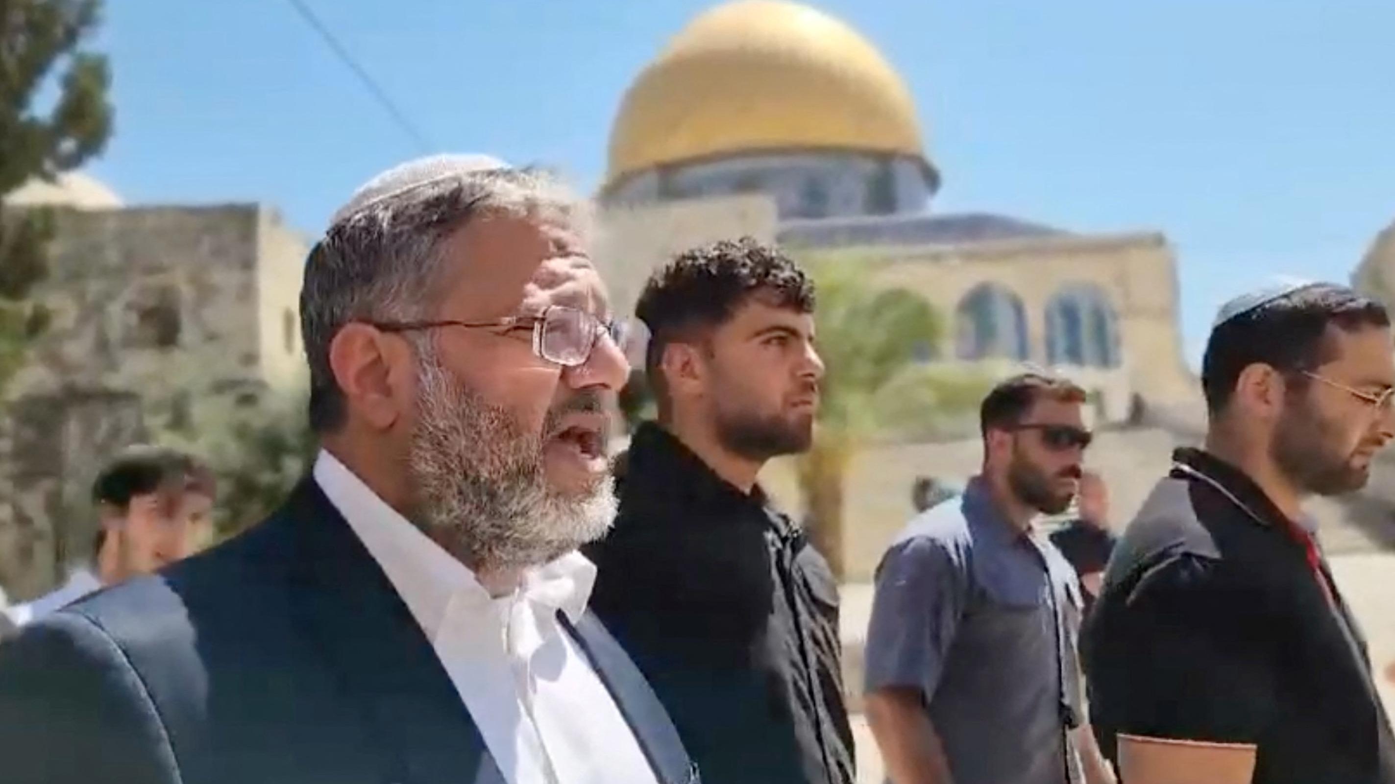 À Jérusalem, Itamar Ben Gvir fait monter la pression sur l’esplanade des Mosquées