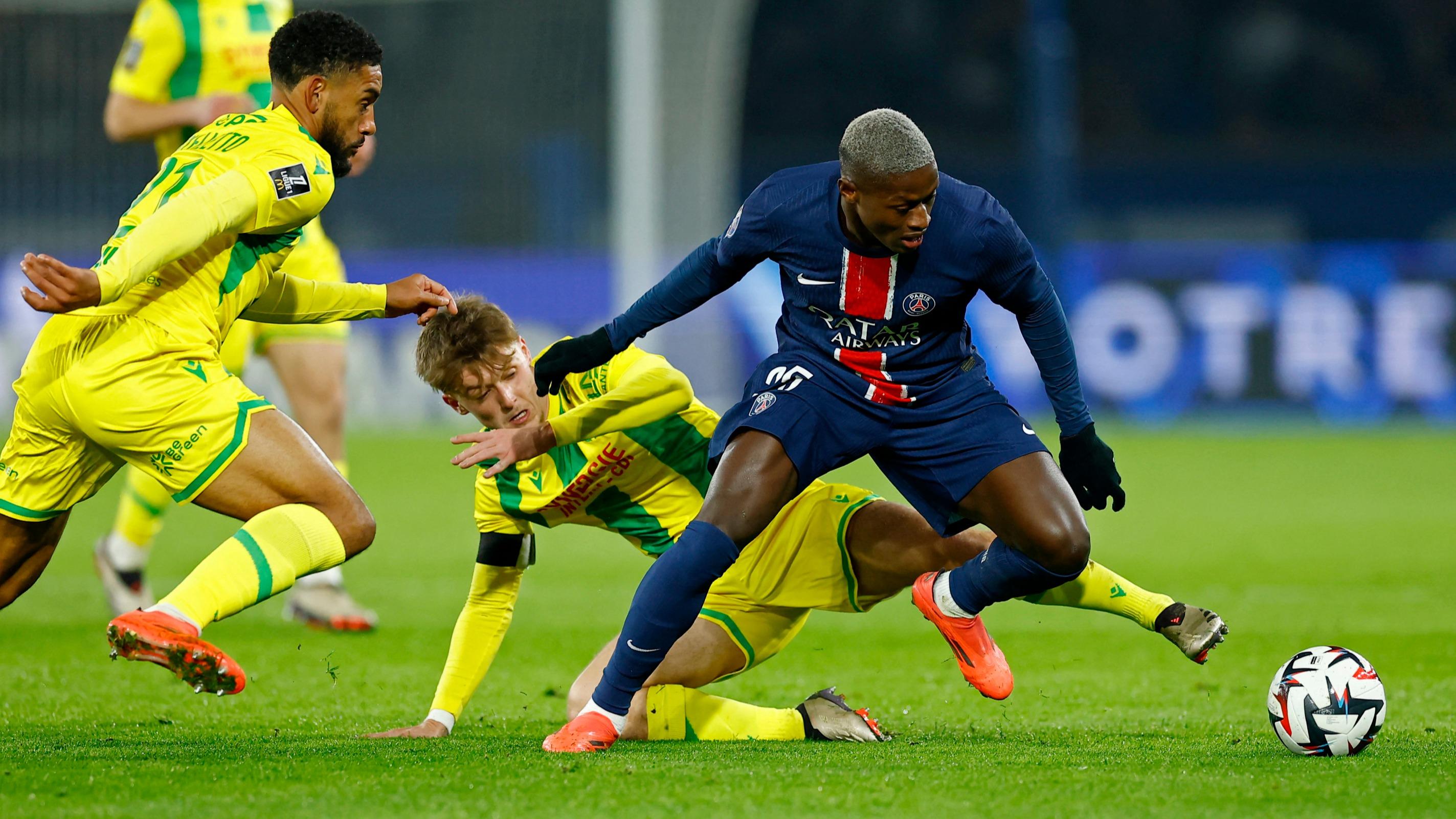 Ligue 1 : inoffensif, le PSG freiné par le mal classé nantais