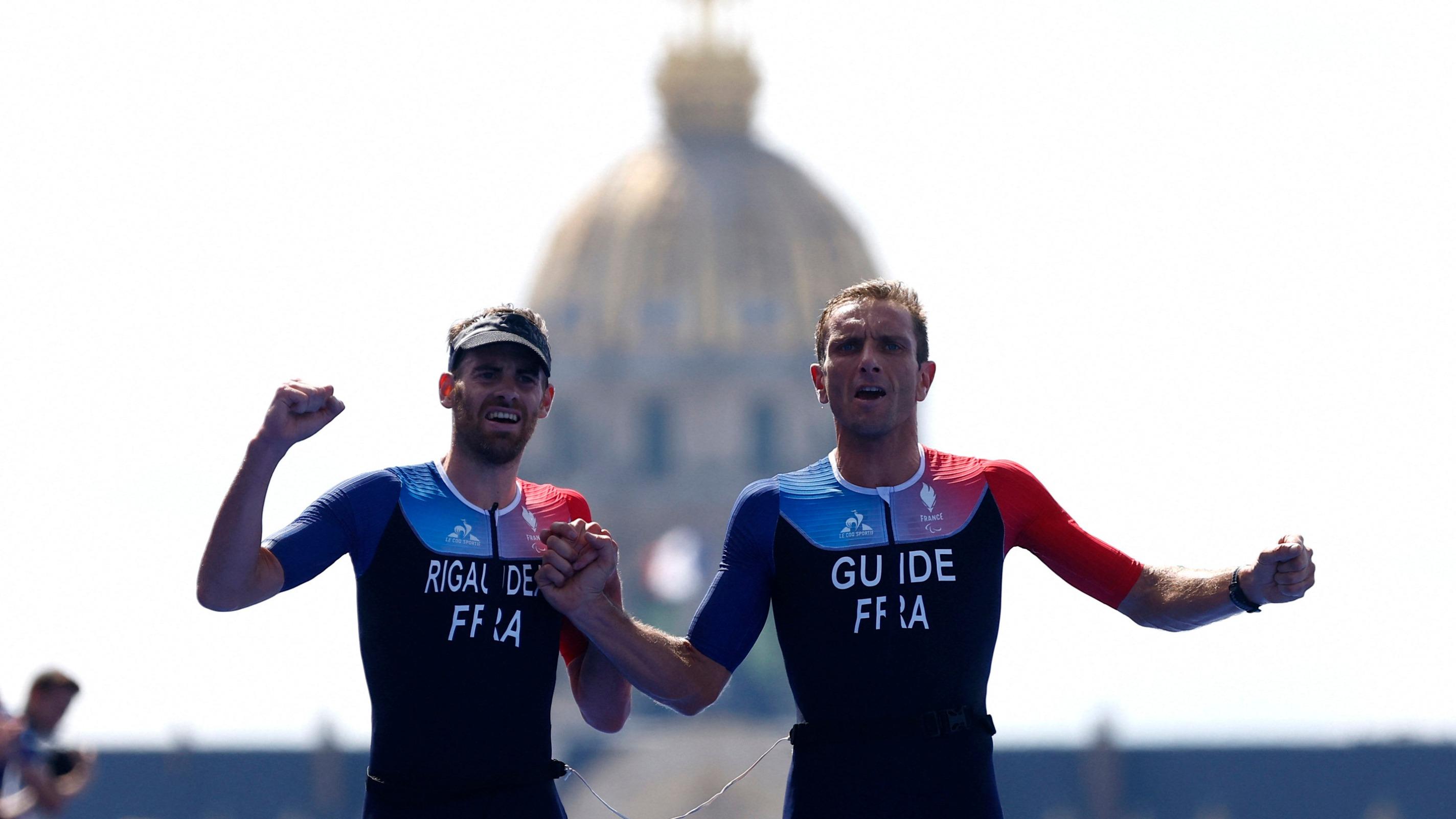 Jeux paralympiques : Rigaudeau et Perel en argent et bronze en paratriathlon