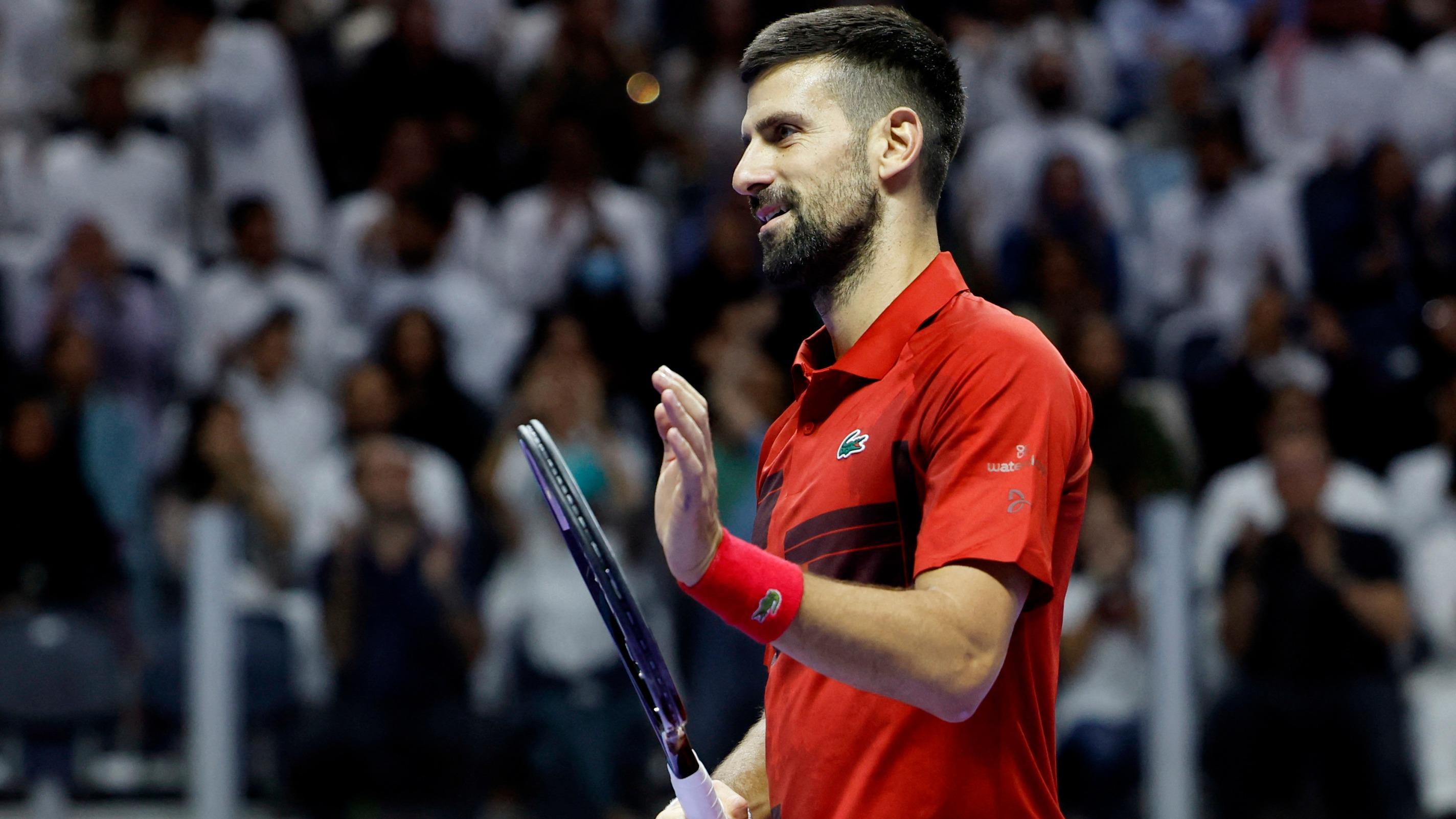 Tennis : fin de saison pour Novak Djokovic, forfait pour le Masters de Turin