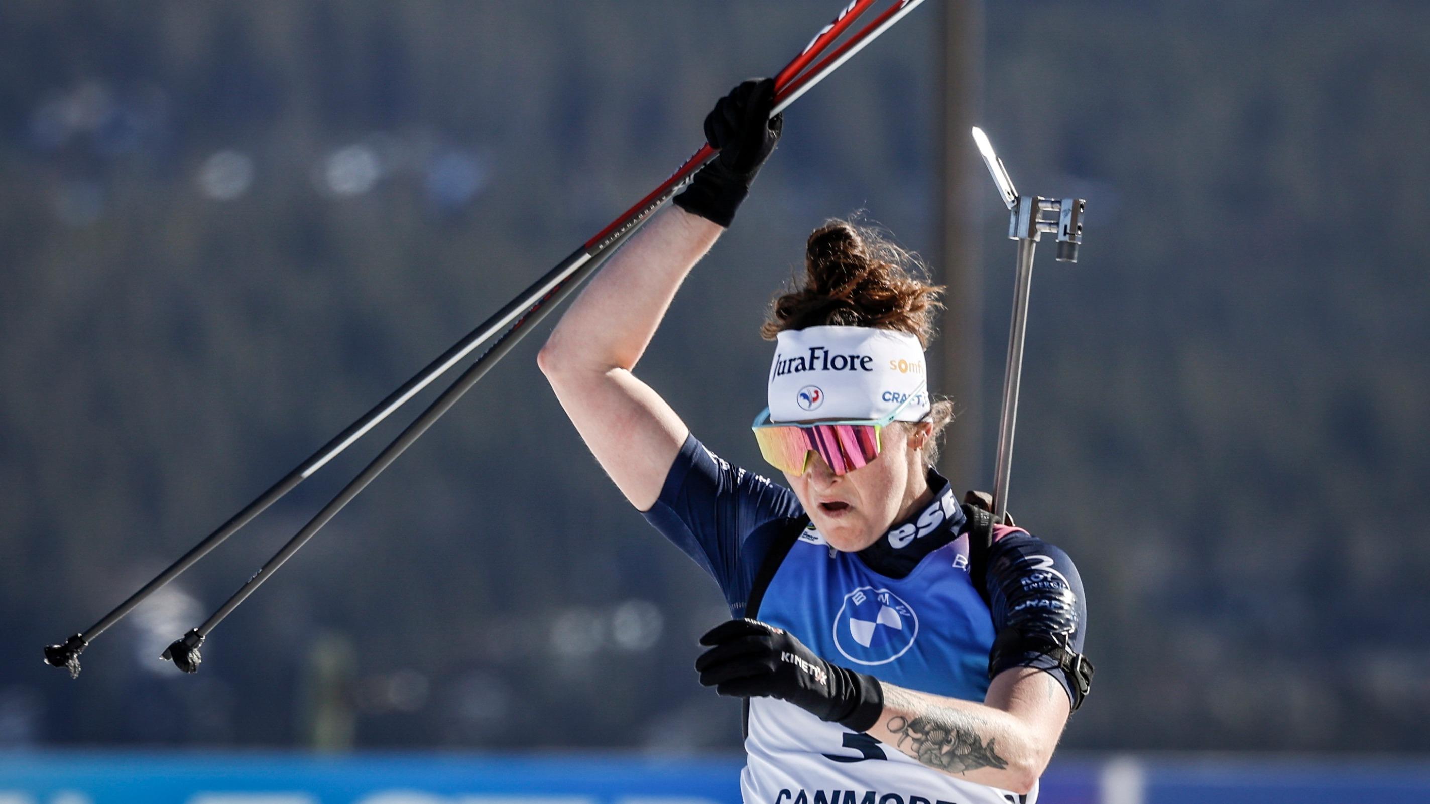 Biathlon : nouveau podium pour les Français sur le relais mixte