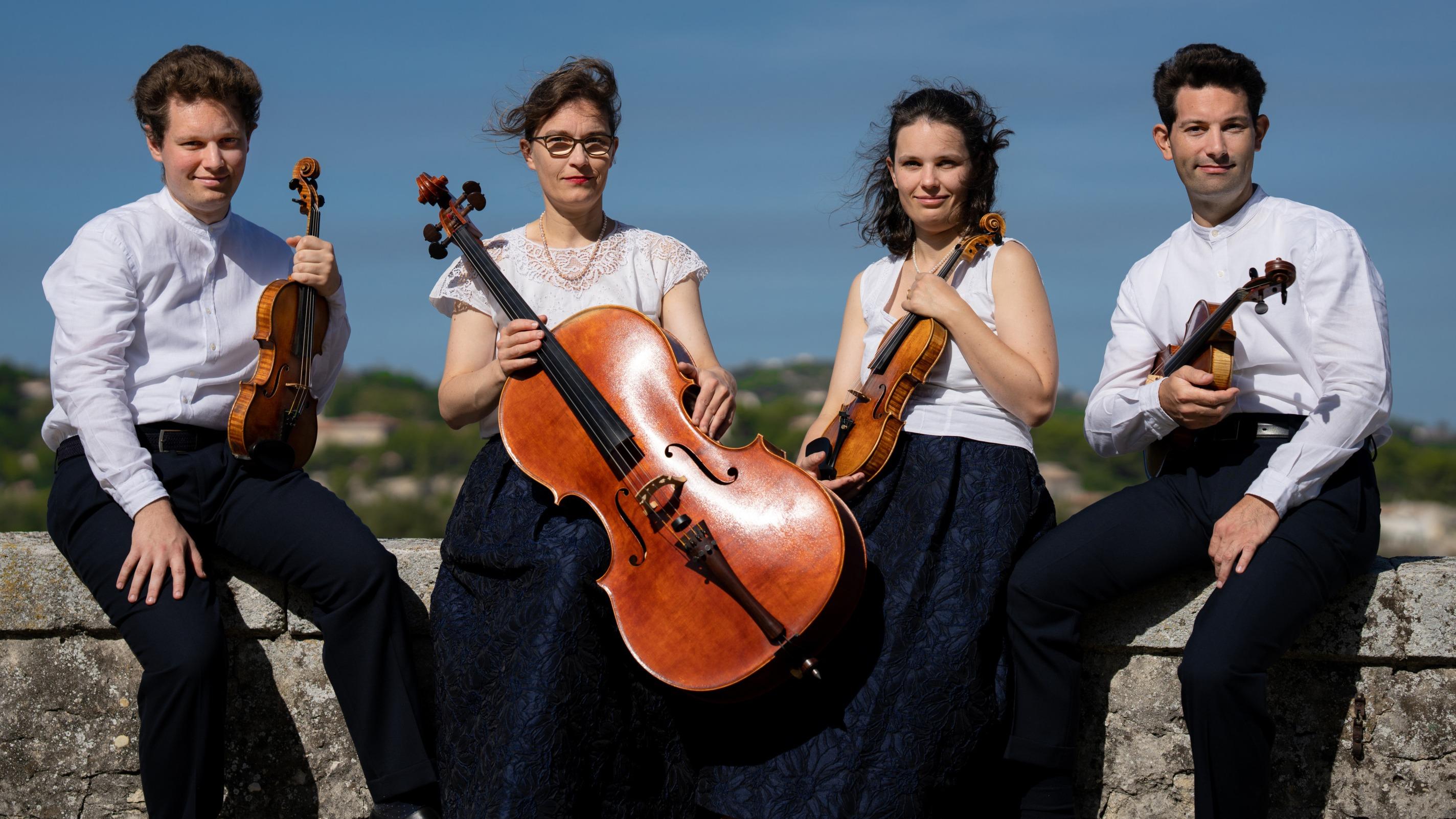 Dvorák, Barber, Mendelssohn… Comment le quatuor Girard a conçu son programme de la visite papale à Lourdes