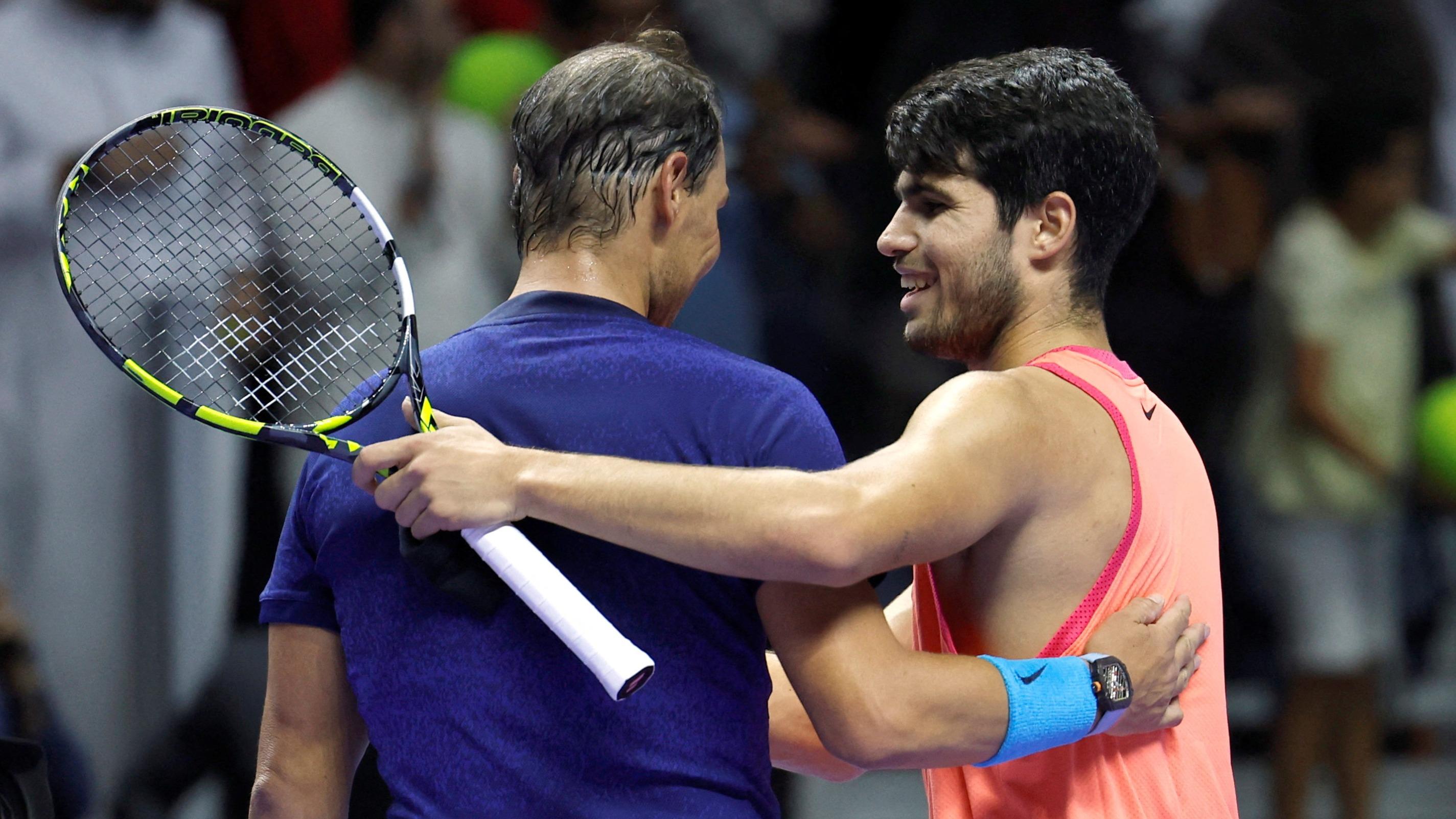 Tennis : «J'essaie juste de m'amuser», Nadal battu par Alcaraz lors d'un tournoi exhibition à Ryad